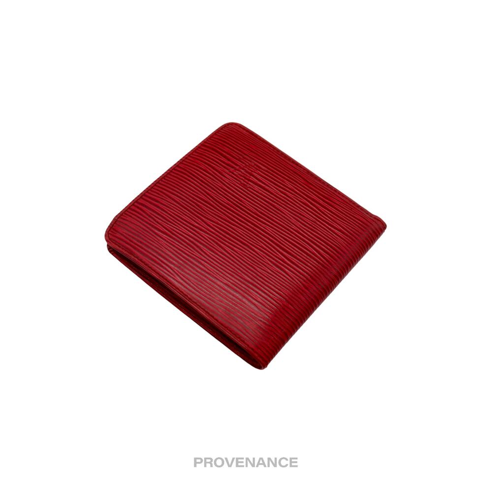 🔴 Louis Vuitton MALLETIER Marco Wallet - Red Epi Leather - Picture 4 of 10